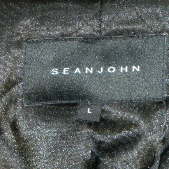 Plaid Peacoat Designer Hip Hop Sean John Size Large - Picture 13 of 14